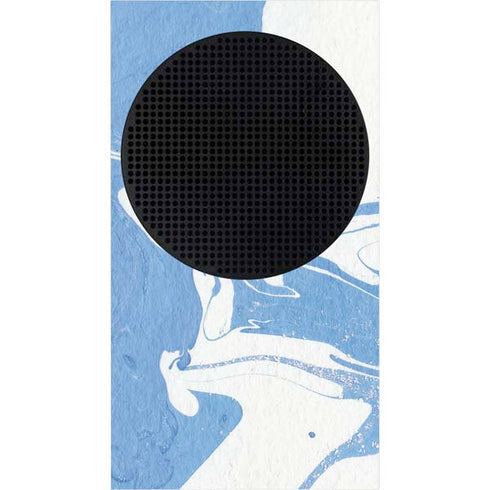 Marbleized Blue Xbox Series S Console Skin